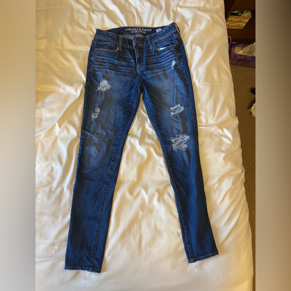 American Eagle Distressed Jeggings